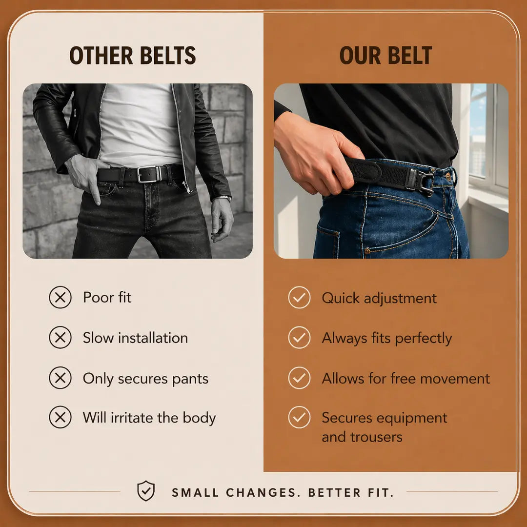 HoldFit® Buckle-Free Belt
