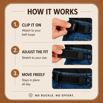 HoldFit® Buckle-Free Belt